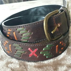 😷Genuine😷 multi color leather belt😁